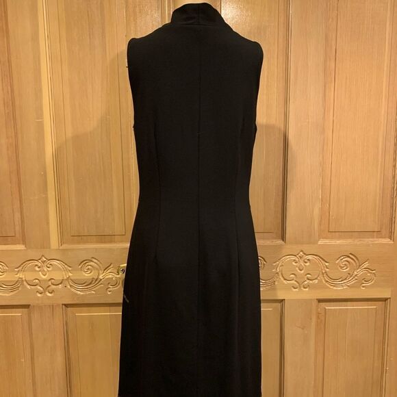 Suzy Chin Maggy sz 6 black beaded evening dress - Picture 5 of 6